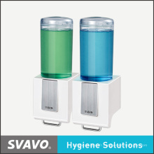 Distributeur de savon double douche, distributeur de savon pour salle de bain